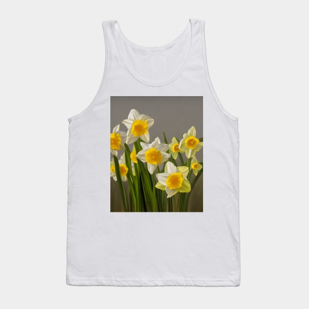 Daffodil Delight Tank Top by cmpoetry